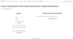 Desktop Screenshot of moodle2.fp-santagema.es